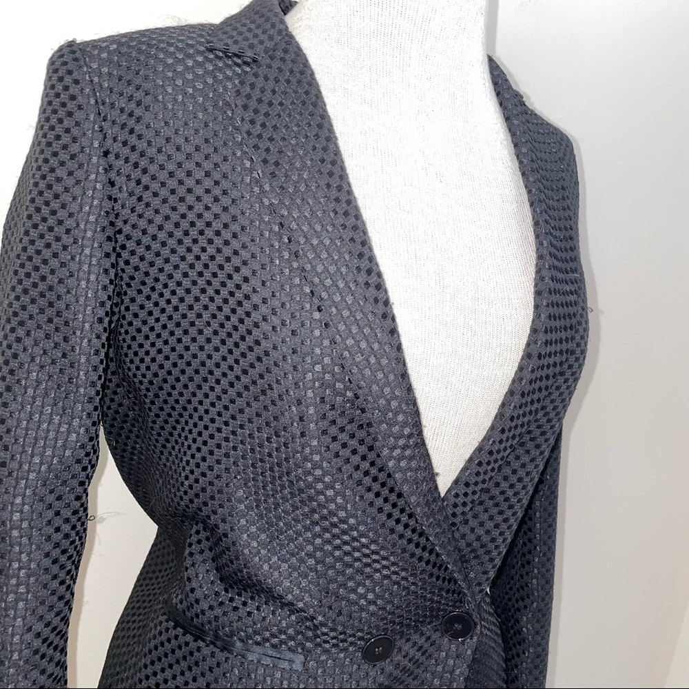 SANDRO paris  $590 black Verica textured blazer size 36 small - Picture 6 of 13